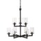 Z-Lite Savannah 9 Light Chandelier, Bronze & Clear 462-9BRZ - alternate 3